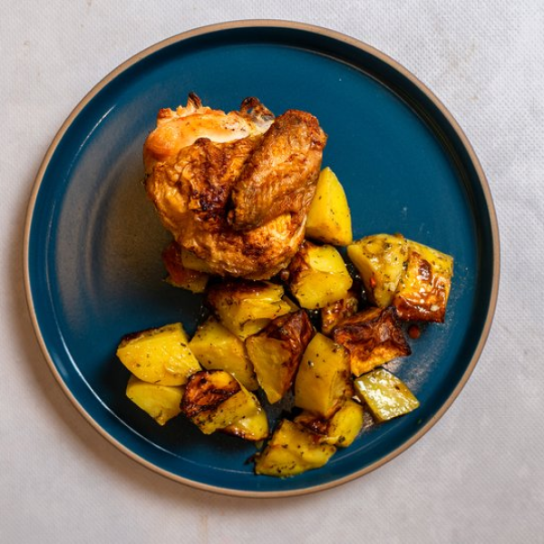 Chicken with Oven Potatoes